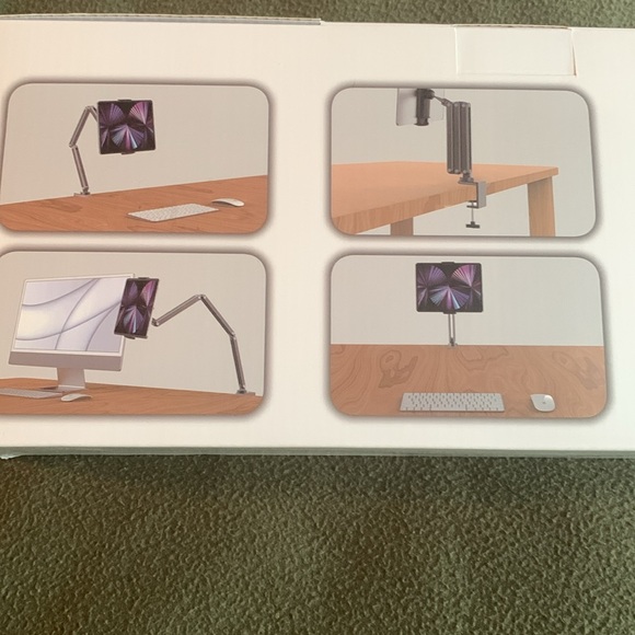 NIB RoHS fold mount for iPad, mobile phone and tablet. Gray - Picture 5 of 6